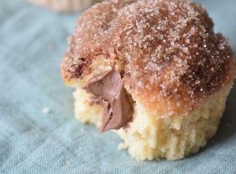 Nutella Stuffed Sugar Muffins