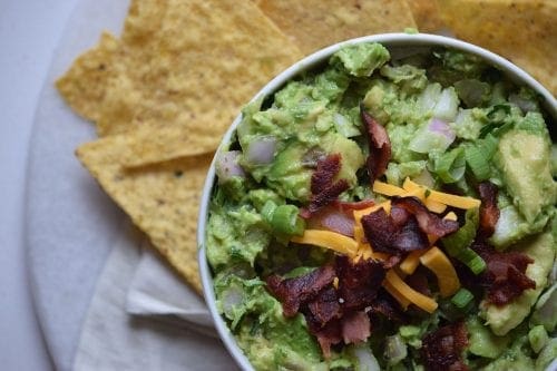 Bacon Cheese Guacamole