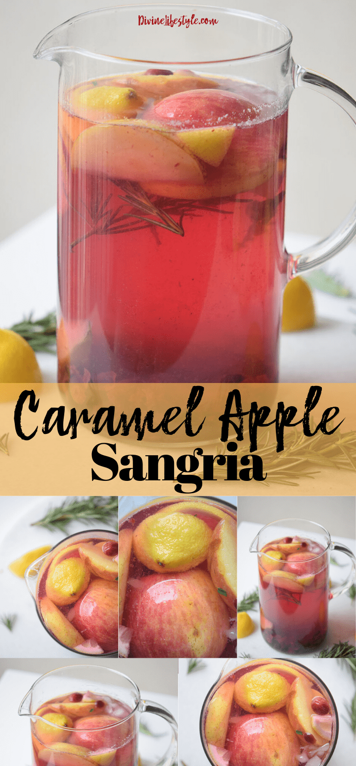 Caramel Apple Sangria with Caramel Vodka