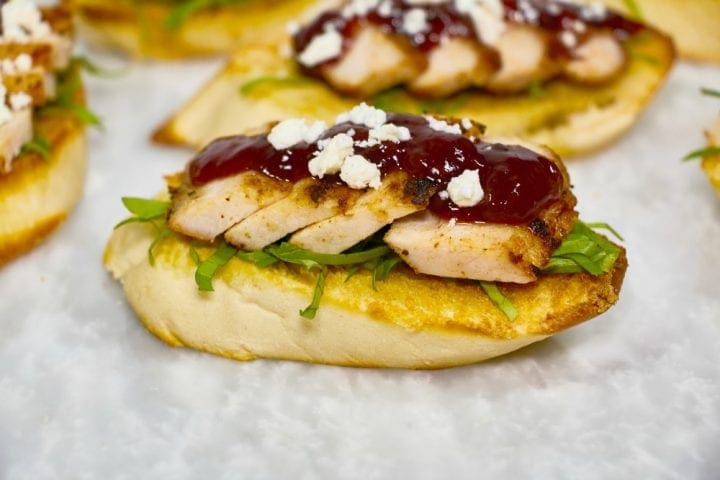 Strawberry Pork Bruschetta Recipe