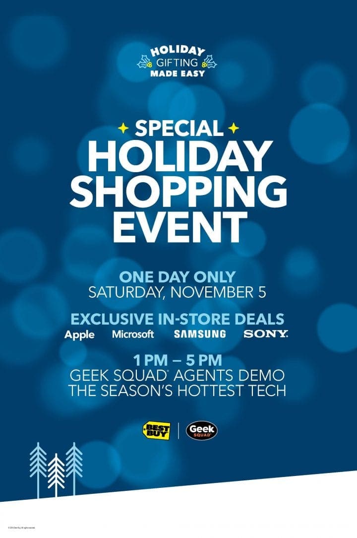 Best Buy In Store Holiday Shopping Event 11/5 1-5pm #GiftingMadeEasy