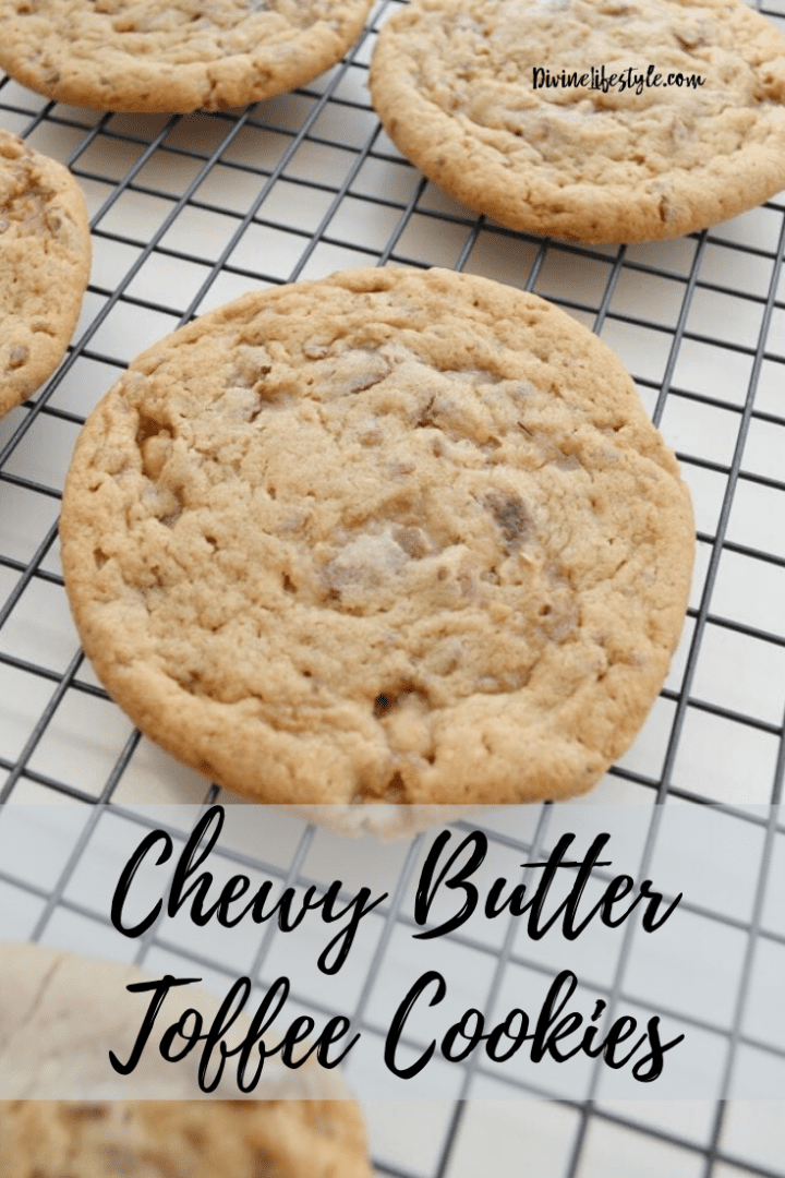 Chewy Butter Toffee Cookies Recipe
