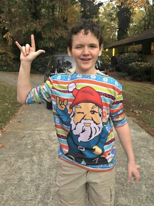 faux real shirts christmas