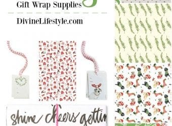 Gorgeous Holiday Gift Wrap Supplies