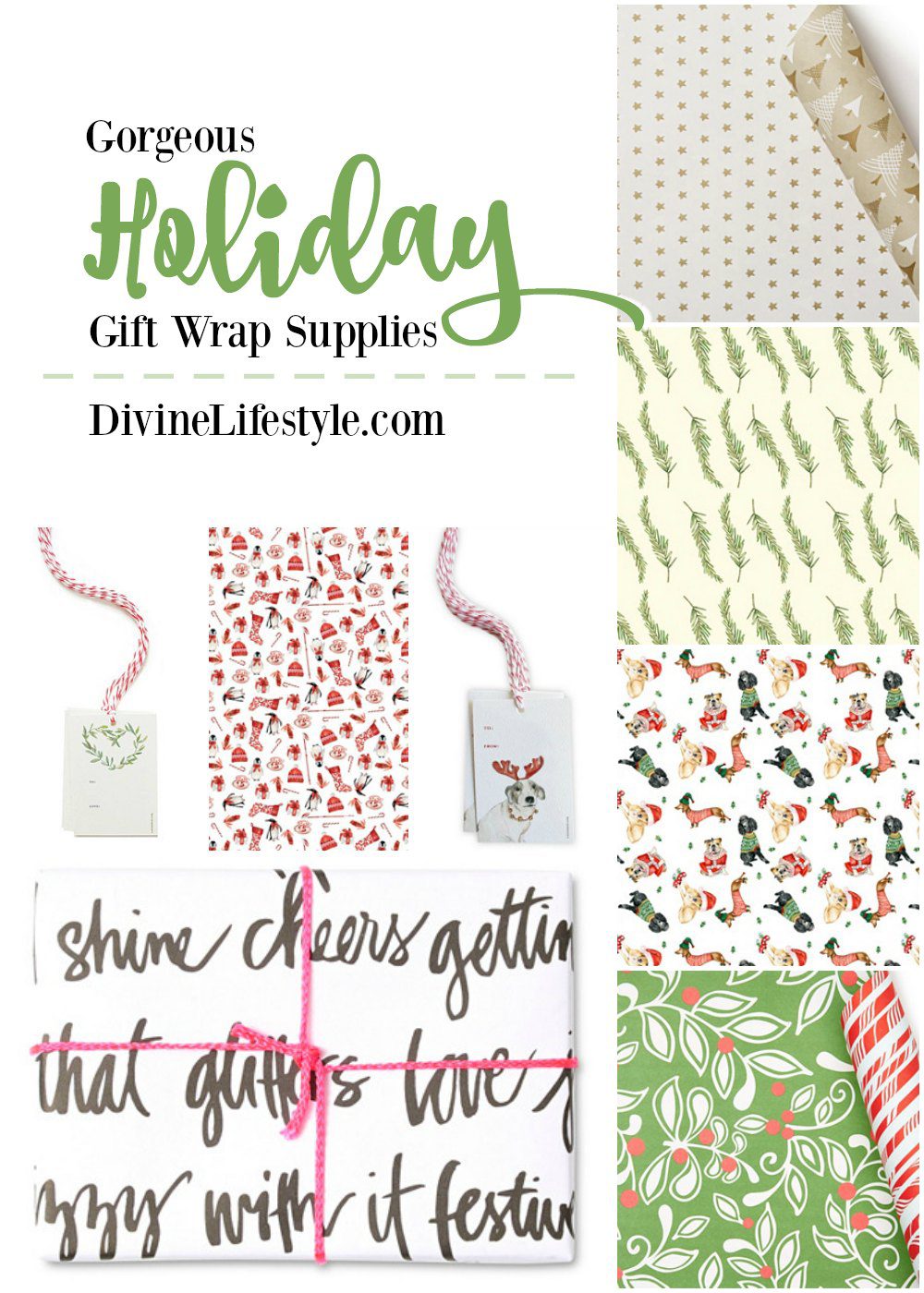 Gorgeous Holiday Gift Wrap Supplies Gorgeous Holiday Gift Wrap Supplies