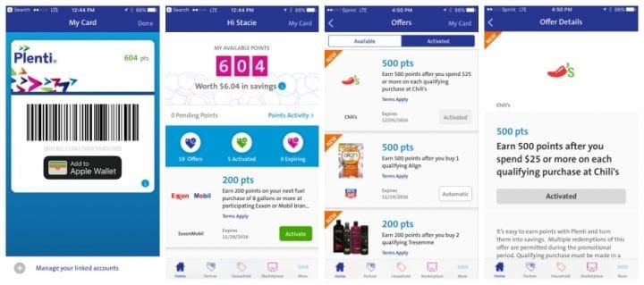 Plenti and Chili's - Get points for eating out