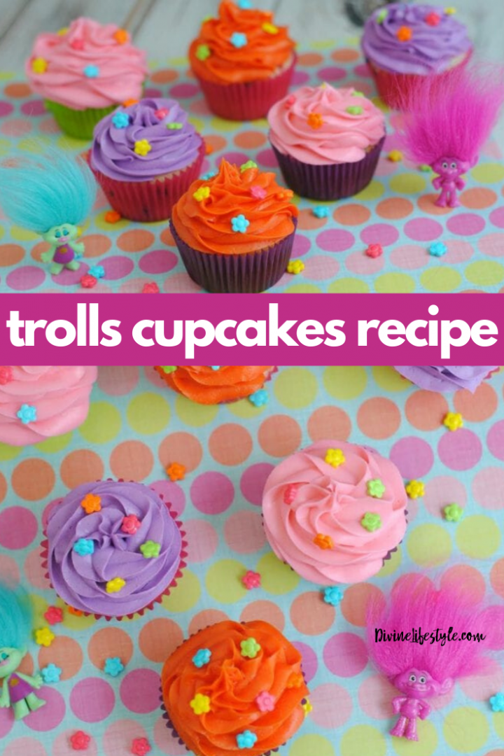 Trolls Cupcakes Recipe