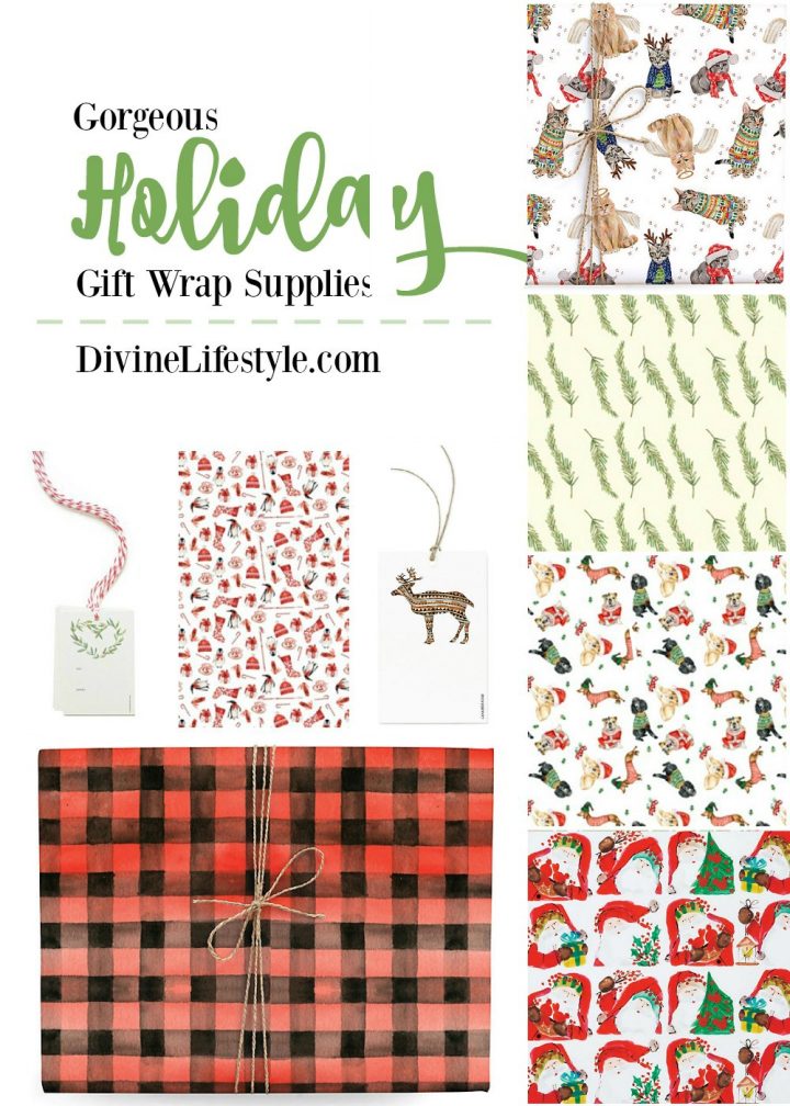 Gorgeous Holiday Gift Wrap Supplies