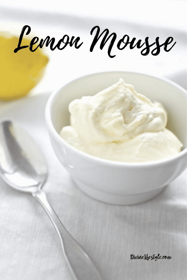 Lemon Mousse Recipe with Lemon Curd