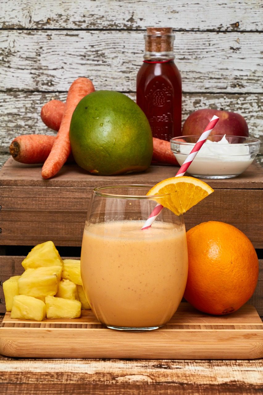 Orange Carrot Smoothie Recipe Healthy Divine Lifestyle