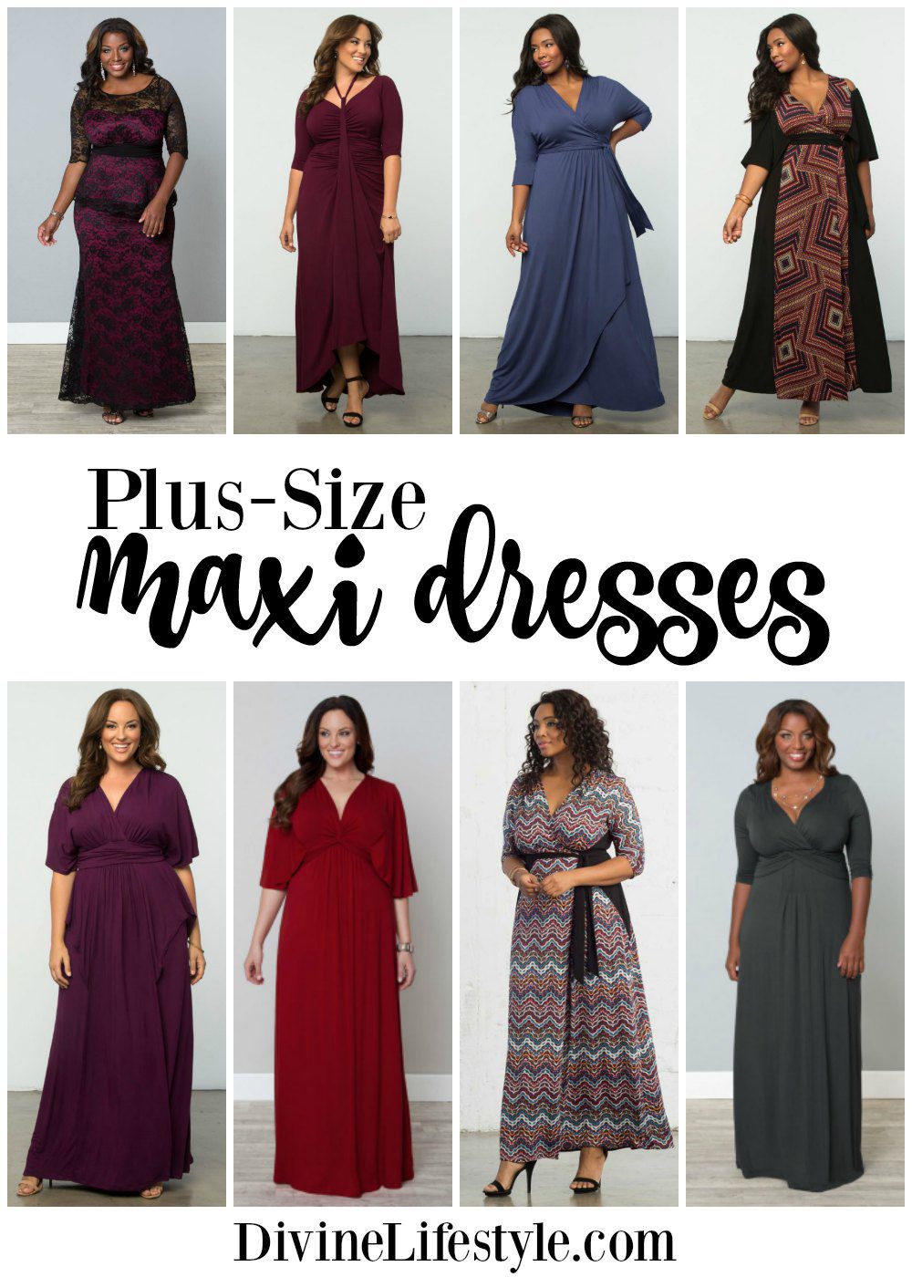 Plus-Size Maxi Dresses