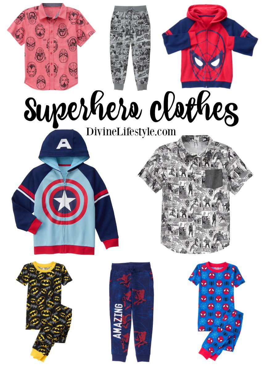 Superhero Clothes for Boys Superhero Clothes for Boys