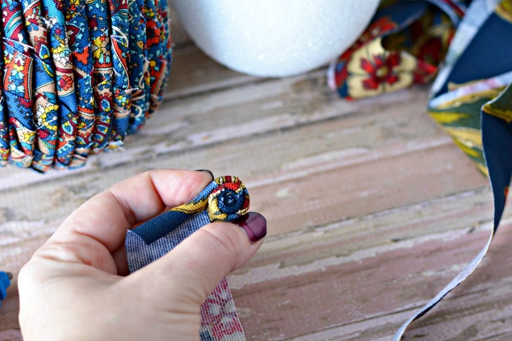 DIY Twisted Scrap Fabric Decor Balls Craft Divine Lifestyle