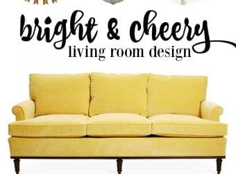 Bright and Cheery Livine Room Design