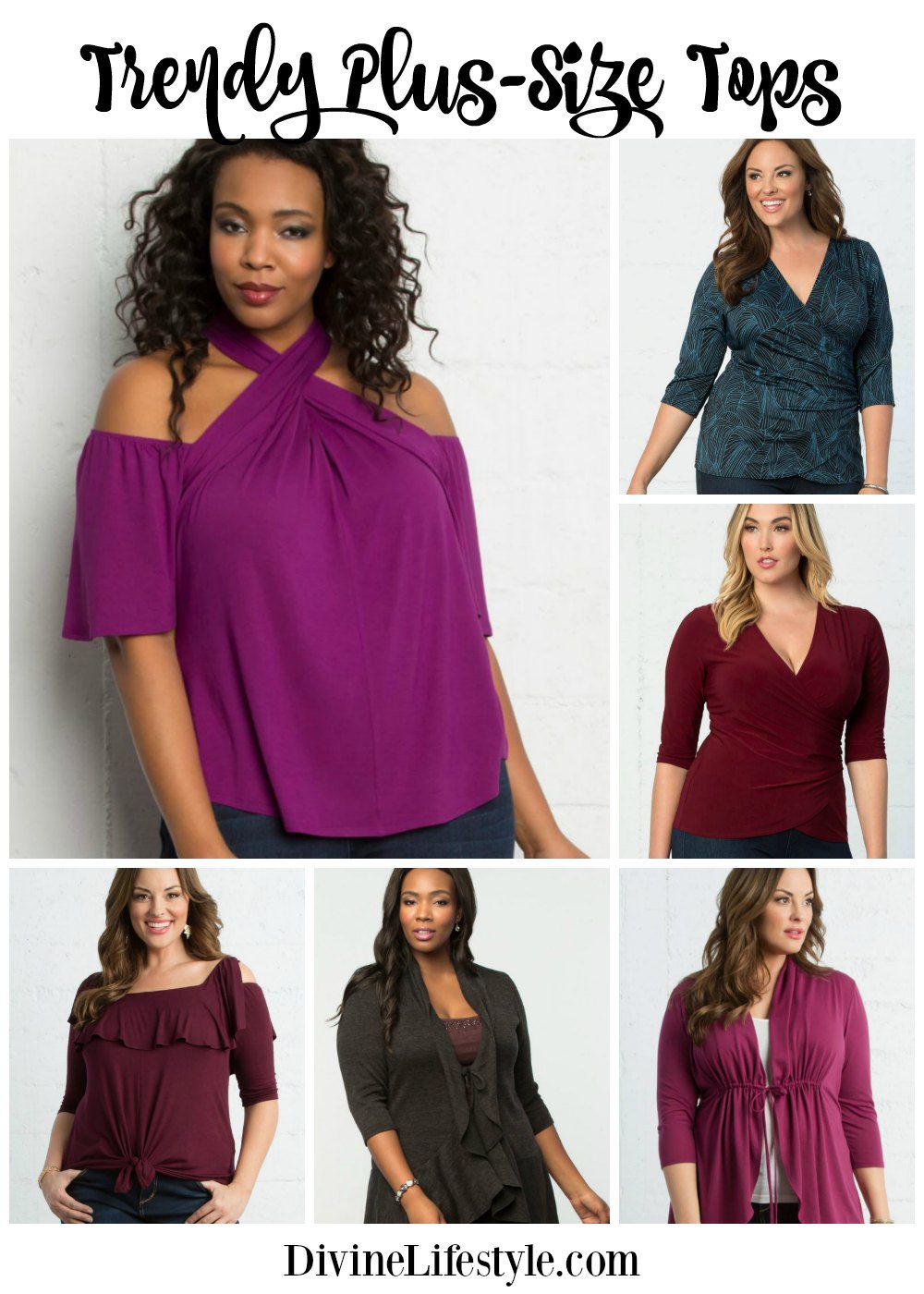Trendy Plus-Size Tops for Women Fashion Style Divine Lifestyle