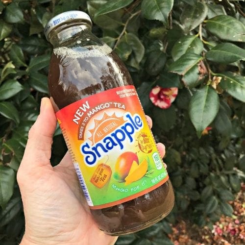 Snapple Takes 2 to Mango Tea Iced Tea Beverage