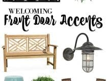 Welcoming Front Door Accents