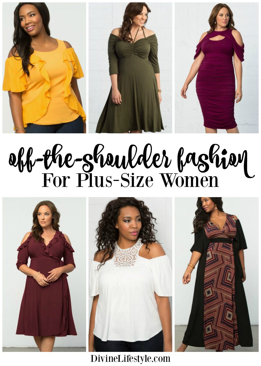 Cold Shoulder Fashion for Plus Size Women Style