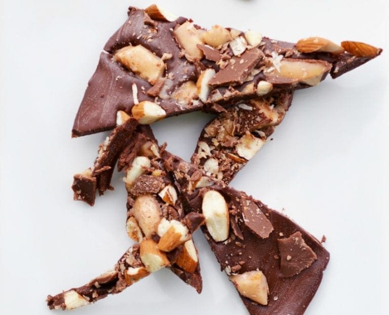 Easy Almond Toffee Bark Recipe 3 Ingredients Divine Lifestyle