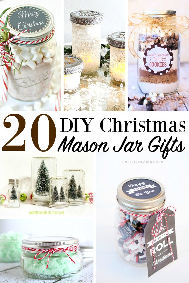 DIY Christmas Mason Jar Gifts