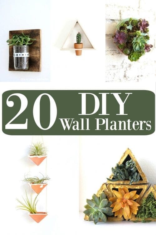 20 DIY Wall Planters Home Do It Yourself Design Decor