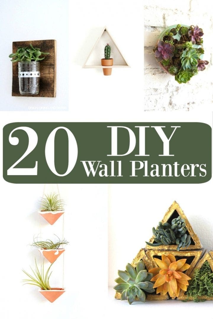 20 DIY Wall Planters