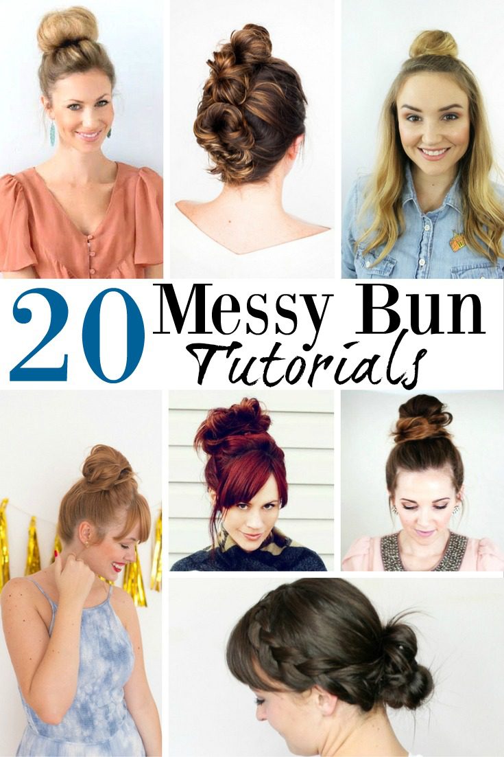 Messy Hair Bun Tutorial