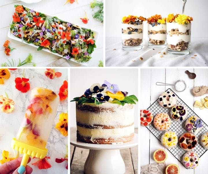 Recipes with Fresh Edible Flowers