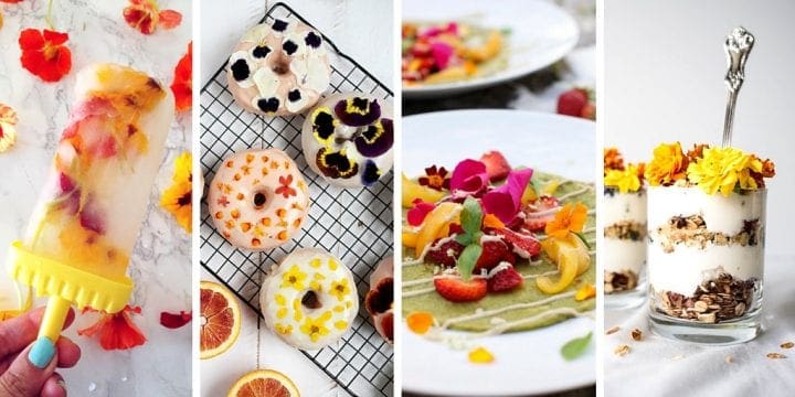 Recipes with Fresh Edible Flowers