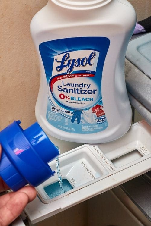 laundry sanitizer and clear