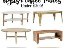 Stylish Coffee Tables Under $300