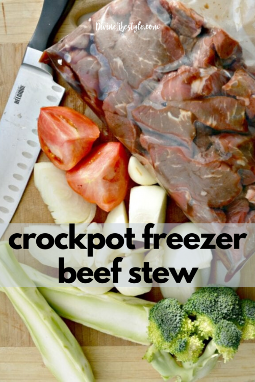 Crockpot Freezer Beef Stew Recipe Easy Dinner Divine Lifestyle