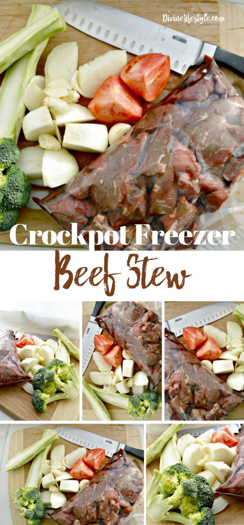 Crockpot Freezer Beef Stew Recipe Easy Dinner Divine Lifestyle
