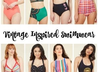 Vintage Inspired Swimwear for Women