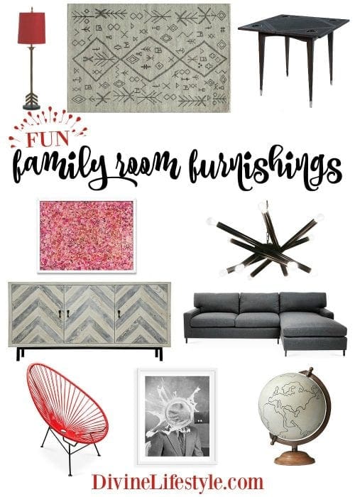 Family Room Furnishings from One Kings Lane Decor Design