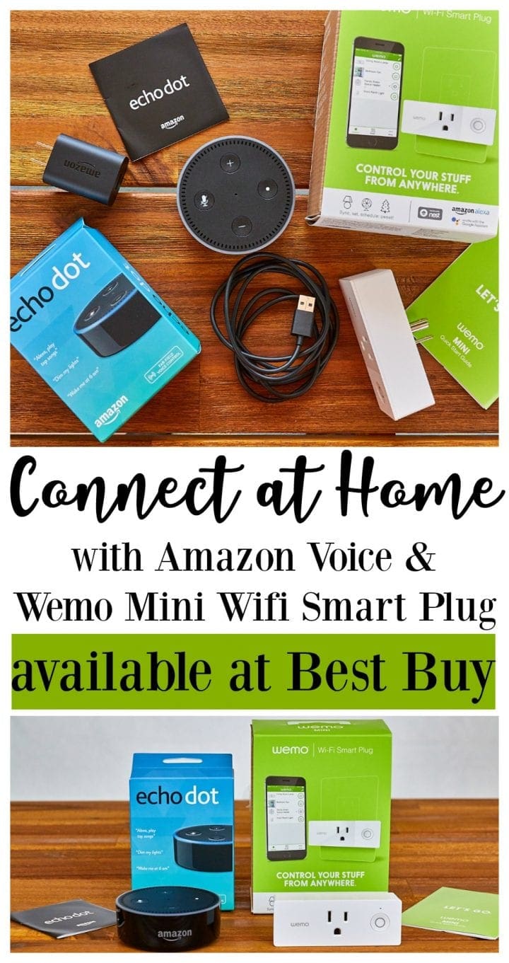 Connect at Home with Amazon Voice and Wemo Mini Wifi Smart Plug