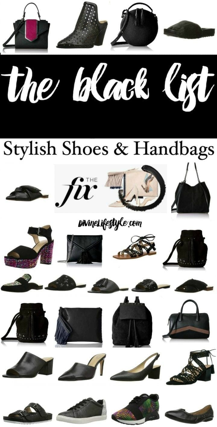 Stylish Shoes and Handbags in Black from The Fix