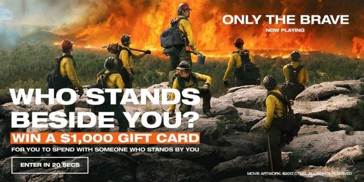 WIN a $1000 Gift Card to Spend with Someone Who Stands By You