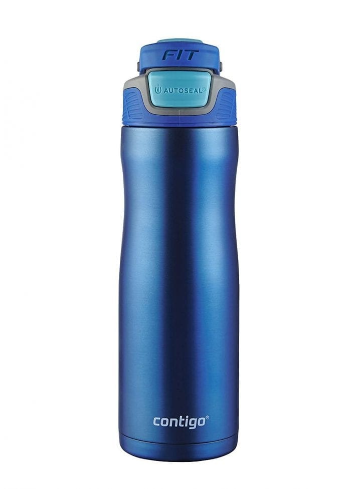 Gift Guide for the Fitness Lover Contigo AUTOSEAL Fit Trainer Stainless Steel Water Bottle Amazon