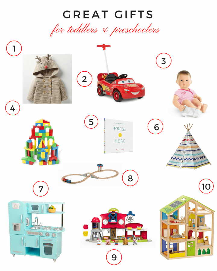 Great Gifts for Toddlers and Preschoolers