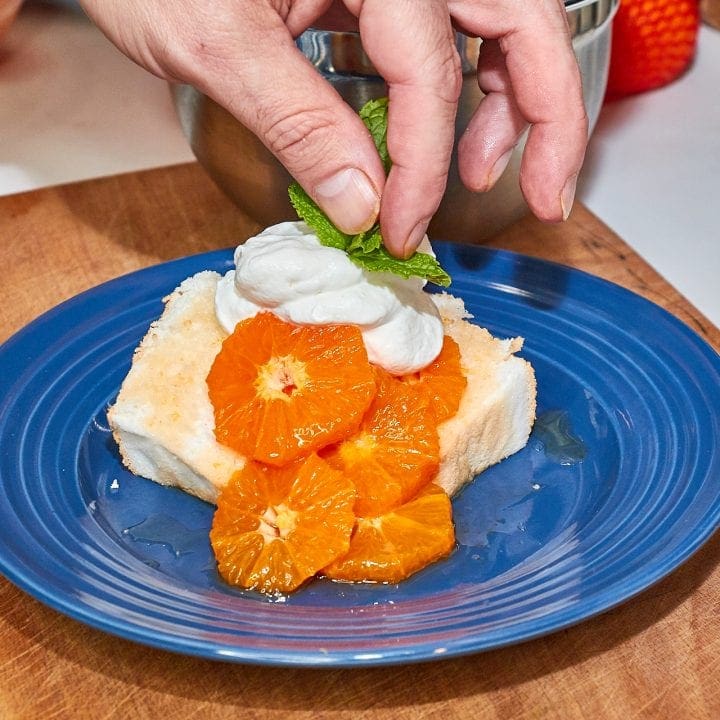 Clementine Shortcake Recipe Citrus Cake Dessert Divine Lifestyle