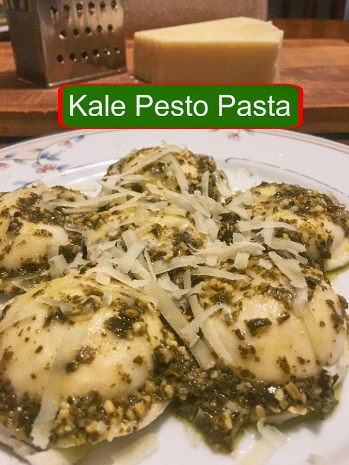 Kale Pesto Pasta Recipe Authentic Italian Cheese Romano Pecorino