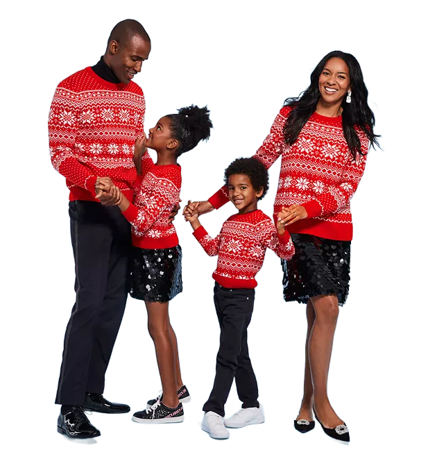 CHARTER CLUB Holiday Lane Festive Fair Isle Crewneck Family Sweaters Created for Macy's ()