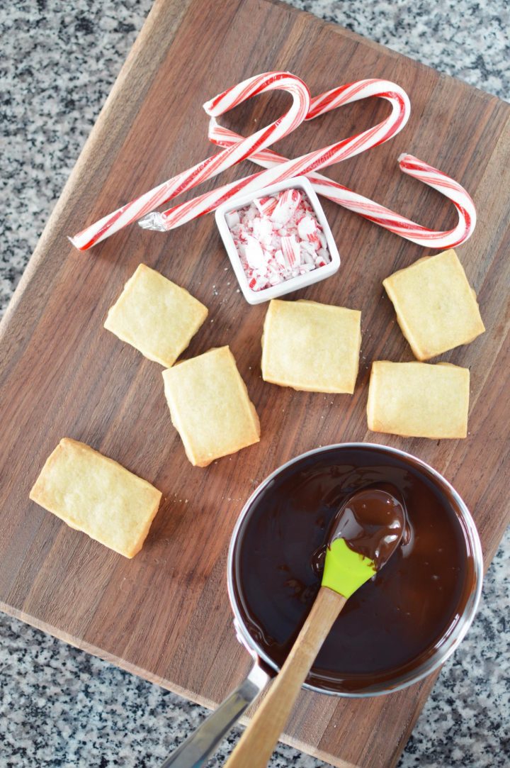 Candy Cane Shortbread Cookies Recipe