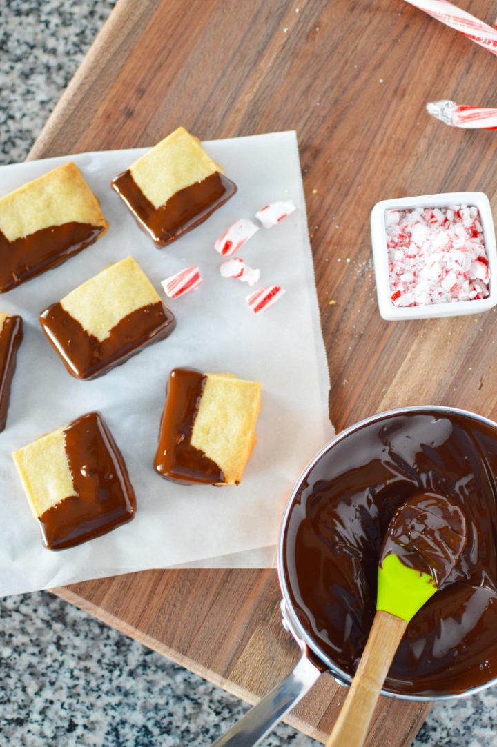 Candy Cane Shortbread Cookies Recipe