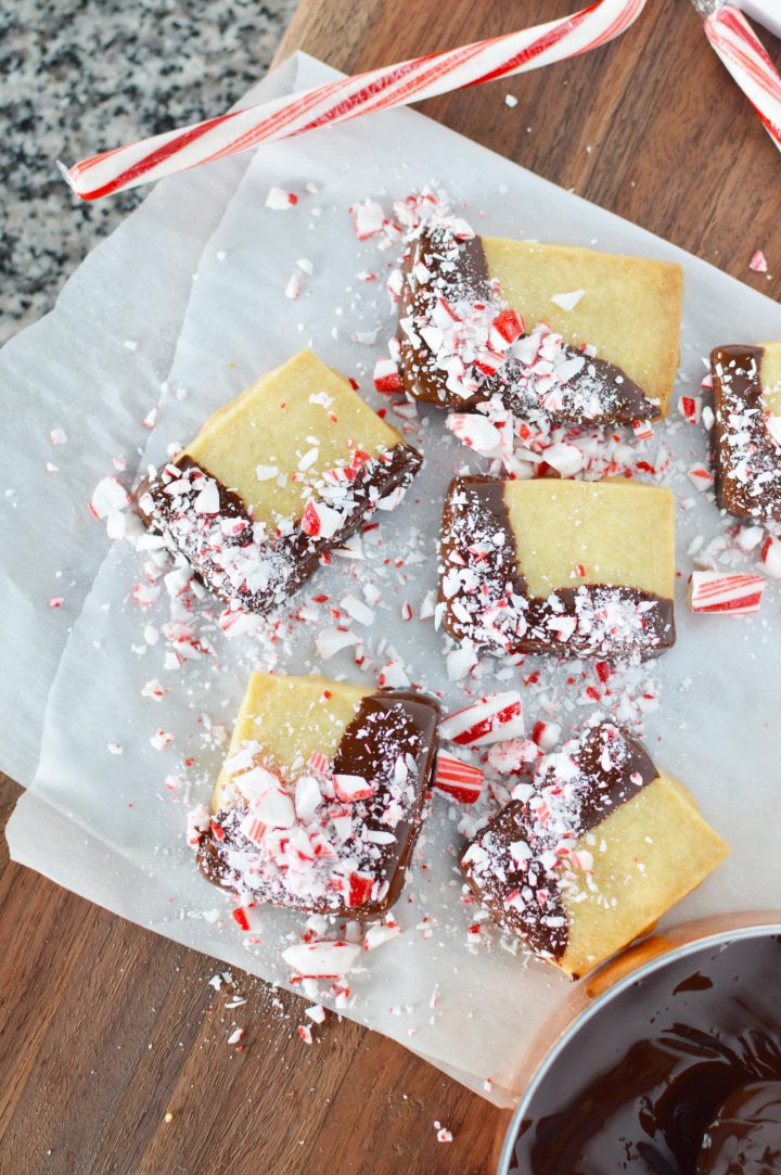 Candy Cane Shortbread Cookies Recipe