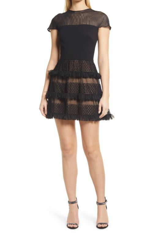 Ruffle Lace Cocktail Dress by Tadashi Shoji from Nordstrom Upscale cocktail dresses