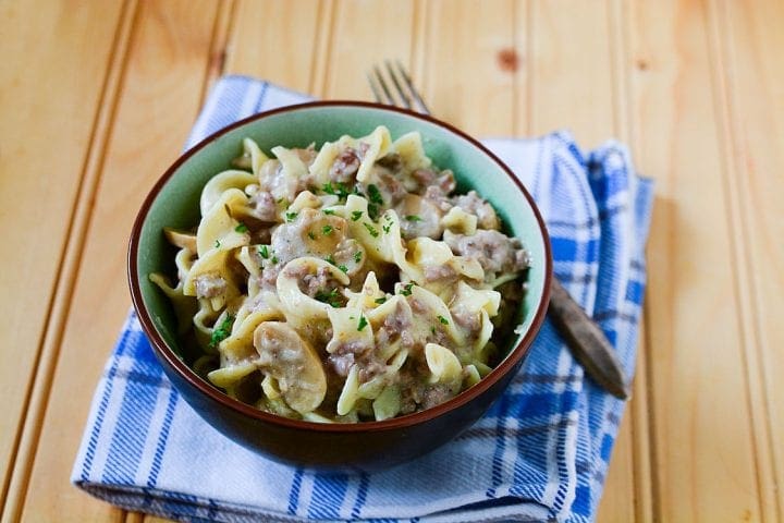 Slow Cooker Beef Stroganoff Recipe