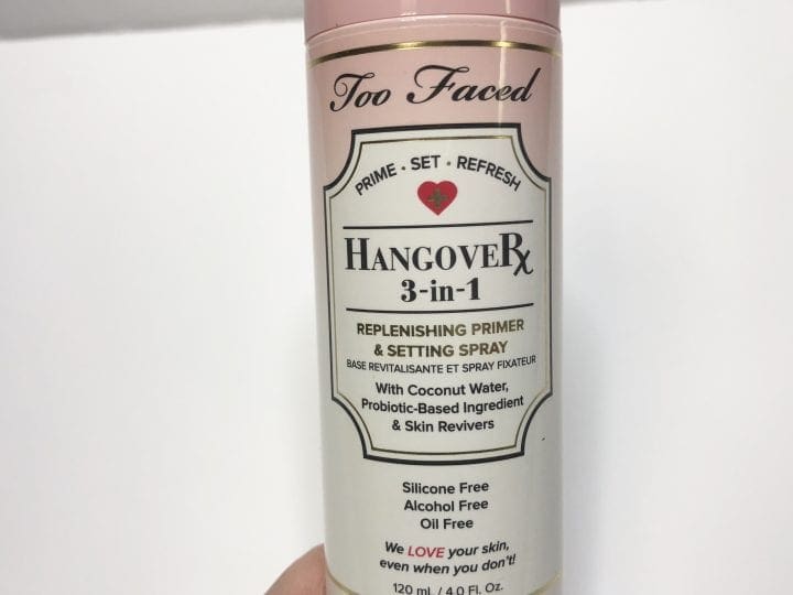 Too Faced HangoveRX 3-in-1 Replenishing Primer and Setting Spray
