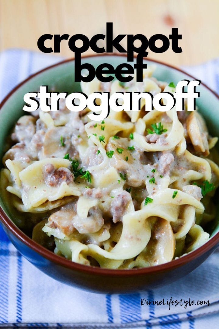 Crockpot Ground Beef Stroganoff